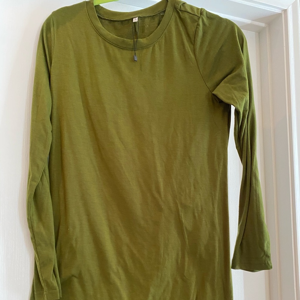 Long sleeve dress with pockets